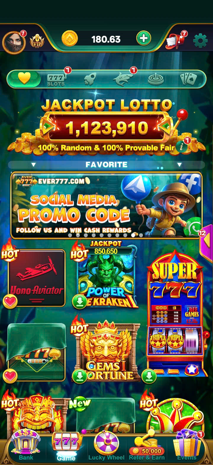 Core Games inside Ever 777